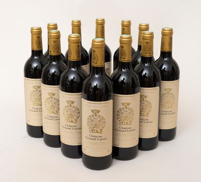 Château Gruaud Larose 12 bottles CHÂTEAU GRUAUD LAROSE 2002 2nd GC Saint-Julien (damaged...