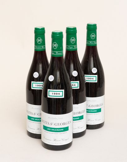 Nuit Saint Georges 4 bottles NUIT-SAINT-GEORGES 1994 "Les Vaucrains" Henri Gouge...
