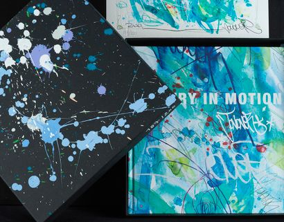 JONONE JONONE - POETRY IN MOTION, 2019 - Hand-painted box set by the artist - Hand-numbered...