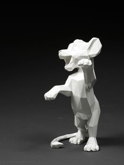 Richard ORLINSKI Richard ORLINSKI- Simba 2020 - Figurine Simba le roi Lion Blanc...