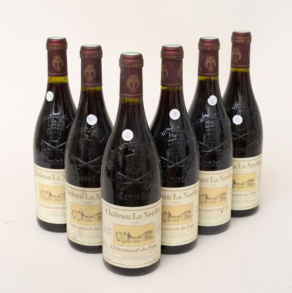 Châteauneuf du Pape 6 bottles CHÂTEAUNEUF DU PAPE 1998 "les Cadettes" Château La...