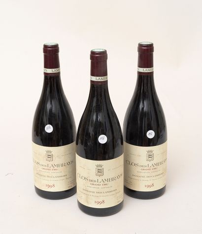 Clos des Lambrays 3 bottles CLOS DES LAMBRAYS 1998 Grand Cru Domaine des Lambrays...