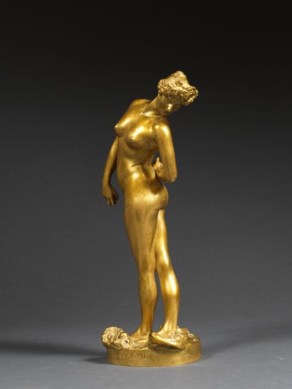 Jean-Léon Gérôme 
Jean-Léon GÉRÔME (1824-1904) - LA JOUEUSE DE BOULES (1902) - 

Bronze...