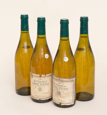 Sancerre 4 bouteilles SANCERRE 1999 La Chatellenie Joseph Mellot Père & Fils (étiquettes...