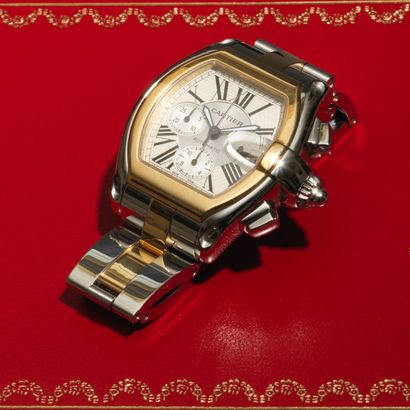 Cartier CARTIER ROADSTER CHRONOGRAPHE - Heure, minute, petite seconde, date, chronographe...