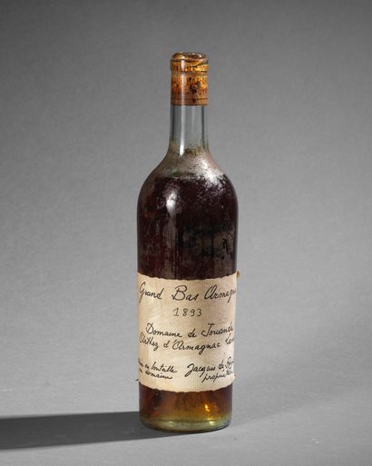 Grand Bas Armagnac 1 bouteille GRAND BAS ARMAGNAC 1893 Domaine de Jouanda (niveau...