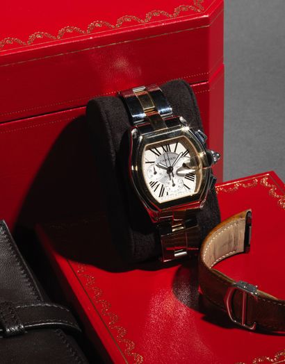 Cartier CARTIER ROADSTER CHRONOGRAPHE - Heure, minute, petite seconde, date, chronographe...