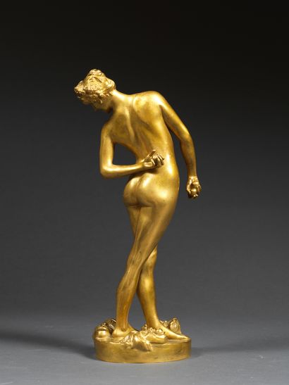 Jean-Léon Gérôme 
Jean-Léon GÉRÔME (1824-1904) - LA JOUEUSE DE BOULES (1902) - 

Bronze...