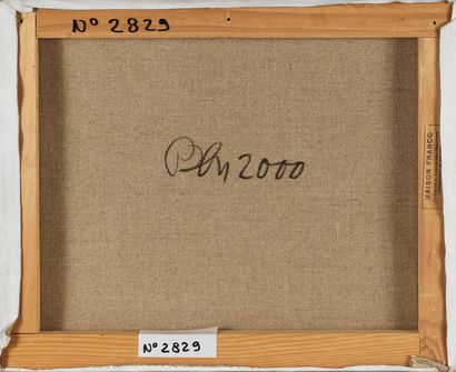 BEN BEN (1935) - Secret défense - Acrylique sur toile signéeen bas à droite et contresignée...