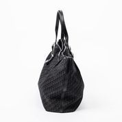 Dior DIOR - Sac cabas en tissus monogrammé noir - Doublure en tissus noir- Dimensions...