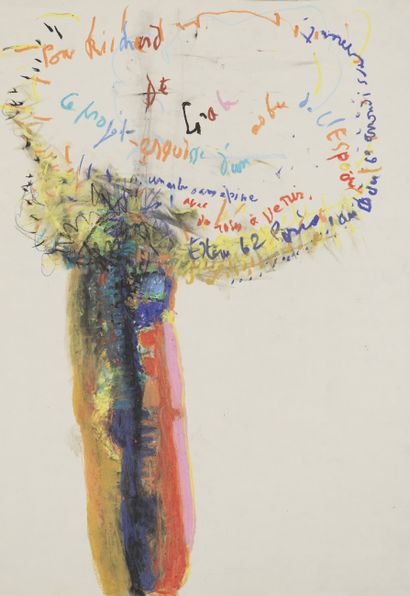 Maurice ESTEVE 
Maurice ESTEVE (1904-2001) - "This project sketch of a tree of hope...