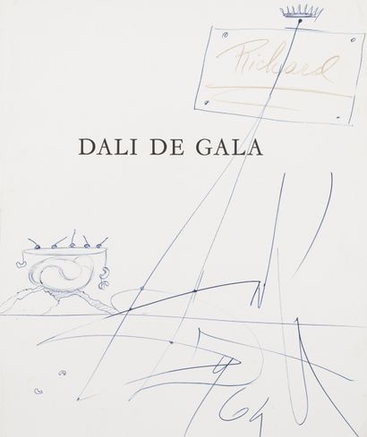 Salvador DALI Salvador DALI (1904-1989) - Sur une page d'un livre Dali de Gala, ,...