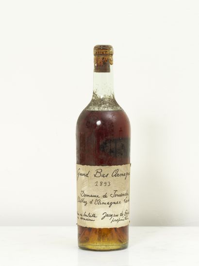 Jouanda 1 bouteille GRAND BAS ARMAGNAC 1893 Domaine de Jouanda (niveau mi épaule,...