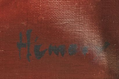 Paul HEMERY Paul HEMERY (1921-2006) - Composition, 1960 - Huile sur toile signée...