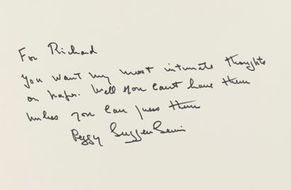 Richard de GRAB Richard de Grab - Peggy Guggenheim - Vintage silver print - 51 x...