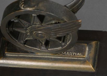 Armand Martial Armand MARTIAL (1884-1960 - La roue de la Fortune - Bronze signé -...