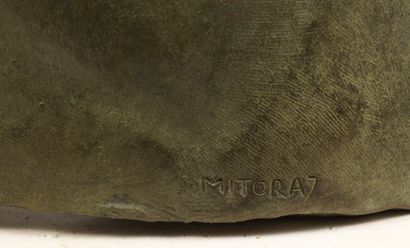 Igor MITORAJ Igor MITORAJ (1944-2014) - Aesclepios - Bronze with green patina - Signed...