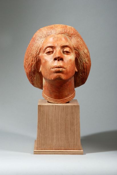 Albert BOUQUILLON Albert BOUQUILLON (1908-1997) - Head of Ethiopian woman, 1935 -...