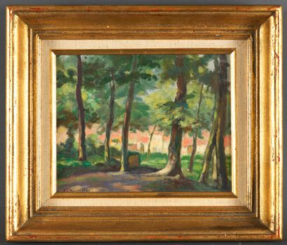Georges GONTHIER Georges GONTHIER (1886-1969) - Landscape - Oil on canvas 19 x 24...