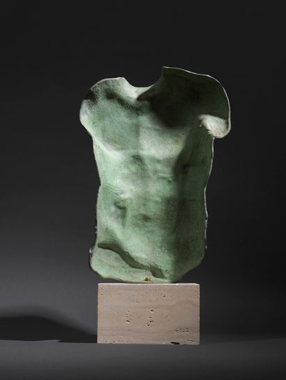 Igor Mitoraj Igor MITORAJ (1944- 2014) - Perseus - Bronze with green shaded patina...
