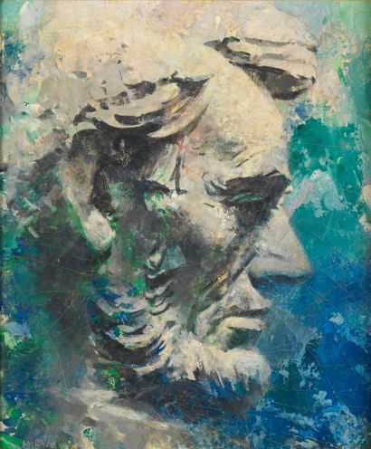 Walter MURCH (1907-1967) 
Walter MURCH (1907-1967) - Abraham Lincoln - Oil on panel...