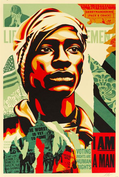 Shepard FAIREY Shepard FAIREY ( Né en 1970 ) - Les droits de vote sont des droits...