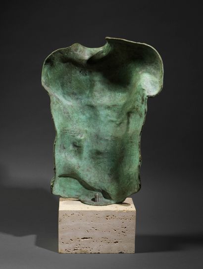 Igor Mitoraj Igor MITORAJ (1944-2014) - Perseus - Bronze with green patina - Signed...