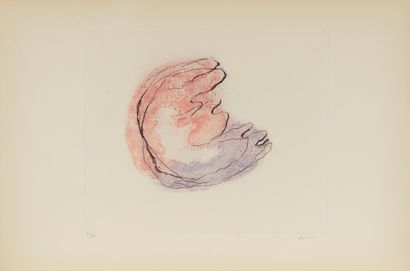 Jean FAUTRIER Jean FAUTRIER (1898-1964) - Baby Mine - Etching and aquatint in colors...