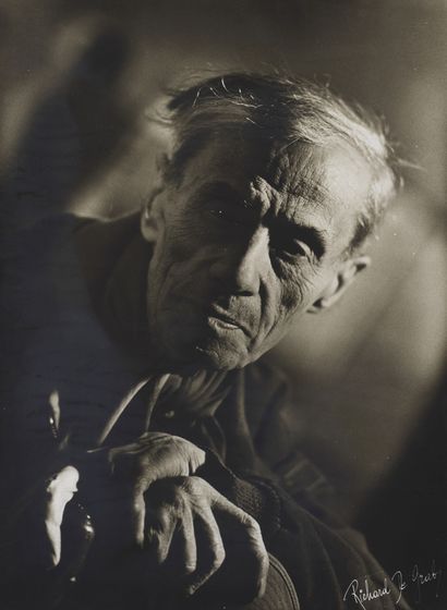Roger BISSIERE Roger BISSIERE (1886-1964) - Composition - Collage signed in pencil...