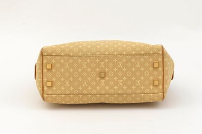 Louis Vuitton LOUIS VUITTON - Sac type doctor bag en tote tissé monogrammé et cuir...