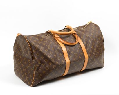 Louis Vuitton LOUIS VUITTON - Keepall Bag - Travel bag - In monogram canvas and natural...