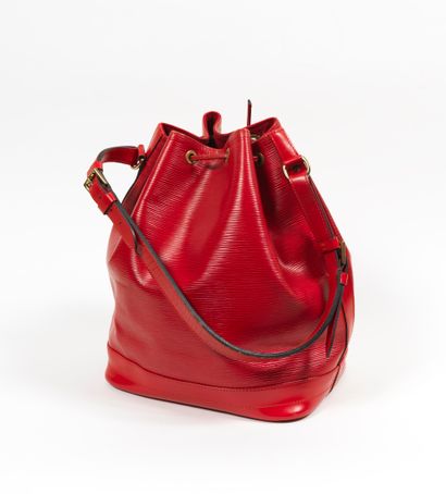 Louis Vuitton LOUIS VUITTON - Noe large shoulder bag - In red epi leather - Inside...