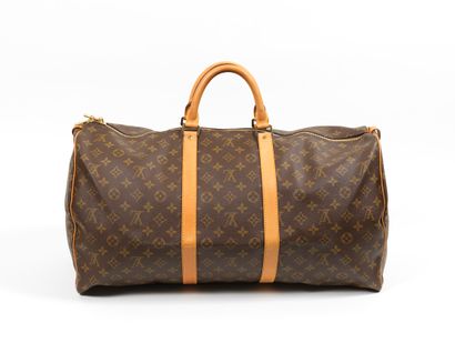 Louis Vuitton LOUIS VUITTON - Keepall Bag - Travel bag - In monogram canvas and natural...