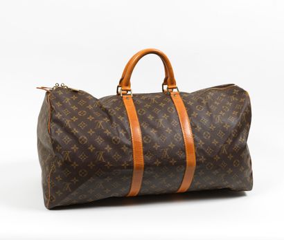 Louis Vuitton LOUIS VUITTON-Bag Keepall 55 - Travel bag - In monogram canvas and...