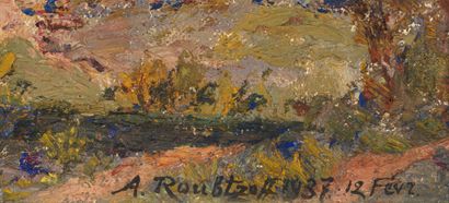 Alexandre ROUBTZOFF Alexandre ROUBTZOFF (1884-1949) - Constantine - Huile sur toile...