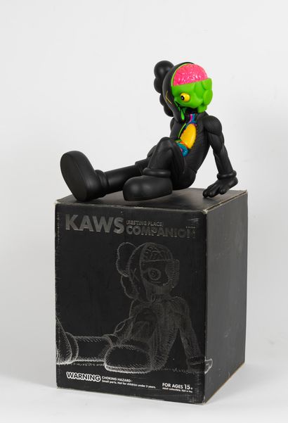 KAWS KAWS (1974) - Resting place Companion (Black) , 2012-13 - Original Fake Edition,...