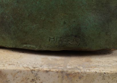 Igor Mitoraj 
Igor MITORAJ - Aesclepios - Bronze signed - Hauteur : 38 cm- Marble...