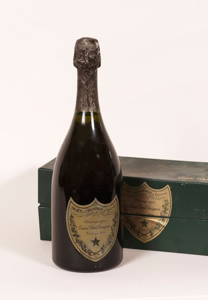 null 1 bouteille Champagne Dom Perignon 1976, vintage moët et Chandon - Niveau très...