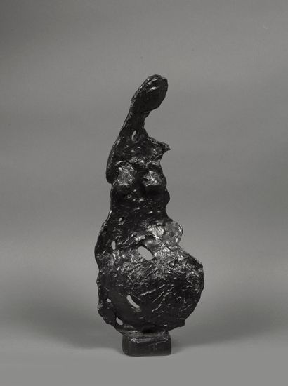 Robert Couturier Robert COUTURIER (1905-2008) - Autumn Nude, 1987 - Bronze with black...