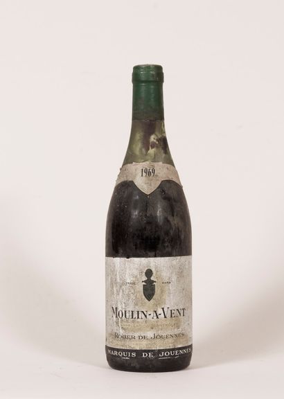 null 1 bouteille Moulin à Vent 1969 - Domaine Robert de Jouennes - Niveau entre 4...