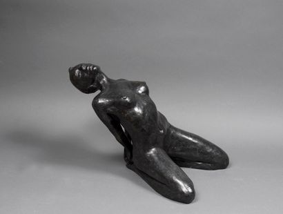 Jorge BORRAS 
Jorge BORRAS (1952) - Volupté, 2015 - Bronze patine noire gris- Signée...