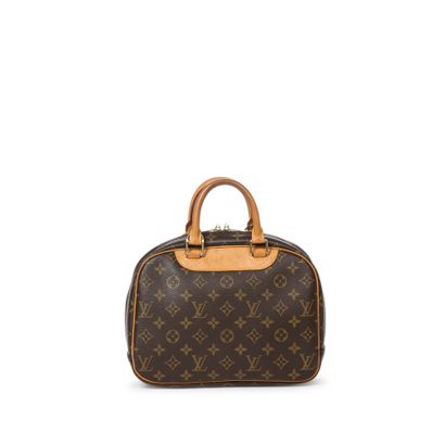 Louis Vuitton LOUIS VUITTON - Handbag Trouville in monogrammed coated canvas and...