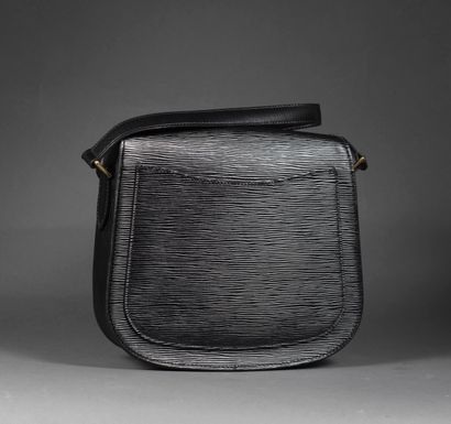 Louis Vuitton LOUIS VUITTON Shoulder bag in black epi leather - Inside in black grained...