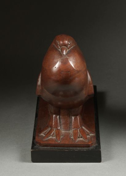 J.MARTEL J. MARTEL (1896-1966) - Flat-tailed pigeon, 1925 - Rosewood - Cambrai Museum...