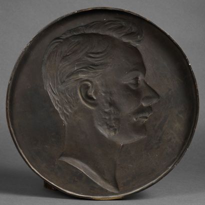 Jean Baptiste CARPEAUX Jean-Baptiste CARPEAUX (1827-1875) - Joseph Delattre - Medallion...