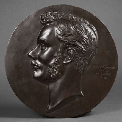 Jean Baptiste CARPEAUX Jean-Baptiste CARPEAUX (1827-1875) - Joseph Delattre - Medallion...