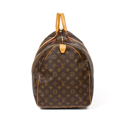 LOUIS VUITTON LOUIS VUITTON - Sac Keepall 55 – en toile enduite monogramme et cuir...