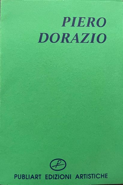PIERO DORAZIO 
PIERO DORAZIO (1927 - 2005) - Livret de 5 lithographies sur carton...