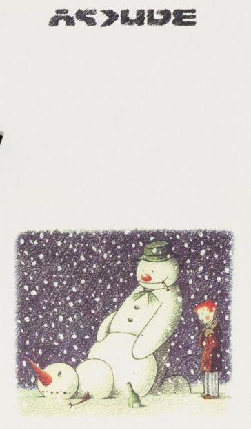 BANKSY (d'aprés) BANKSY (d’après) - Rude snowman - Lithographie imprimée en couleurs...