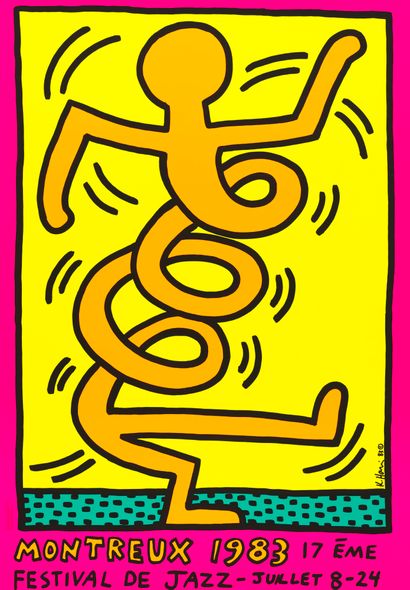 KEITH HARING (d’après) 
KEITH HARING (after) (1958- 1990) - Reproduction of the original...